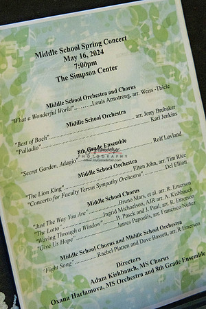 Baldwin Middle School Spring Concert-7